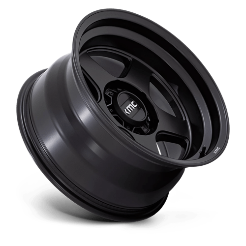KM728 LOBO Cast Aluminum Wheel in Matte Black Finish from KMC Wheels - View 3