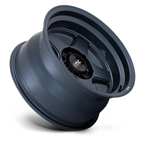 KM728 LOBO Cast Aluminum Wheel in Metallic Blue Finish from KMC Wheels - View 3