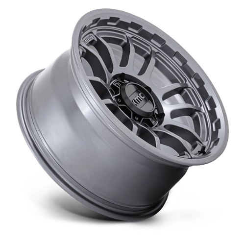 KM727 Wrath Cast Aluminum Wheel in Matte Anthracite Finish from KMC Wheels - View 3