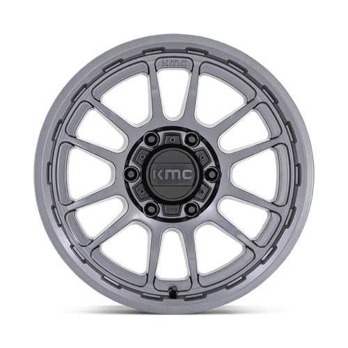 KM727 Wrath Cast Aluminum Wheel in Matte Anthracite Finish from KMC Wheels - View 5