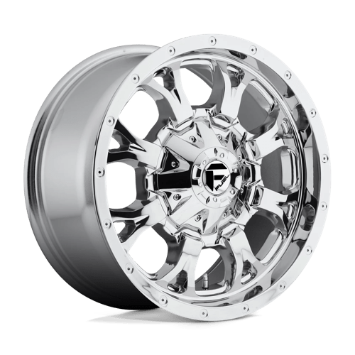 D516 Krank Cast Aluminum Wheel in Chrome Plated Finish from Fuel Wheels - View 2
