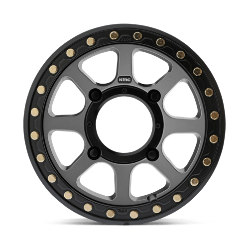 KS234 Addict 2 Beadlock Cast Aluminum Wheel in Satin Gray Finish from KMC Wheels - View 5