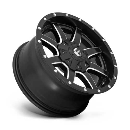 D538 Maverick Cast Aluminum Wheel in Matte Black Milled Finish from Fuel Wheels - View 3