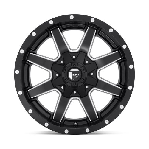 D538 Maverick Cast Aluminum Wheel in Matte Black Milled Finish from Fuel Wheels - View 4