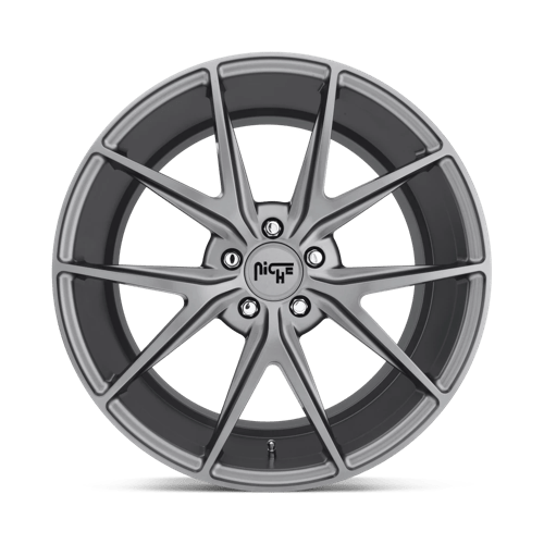M116 Misano Cast Aluminum Wheel in Matte Gunmetal Finish from Niche Wheels - View 5