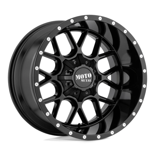 MO986 Siege Cast Aluminum Wheel in Gloss Black Finish from Moto Metal Wheels - View 2