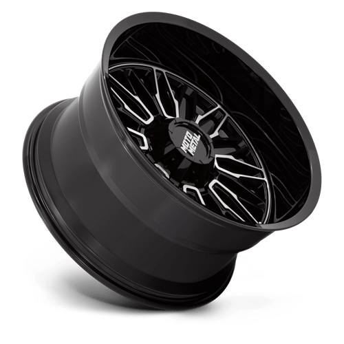 MO809 Stinger Cast Aluminum Wheel in Gloss Black Machined Finish from Moto Metal Wheels - View 4