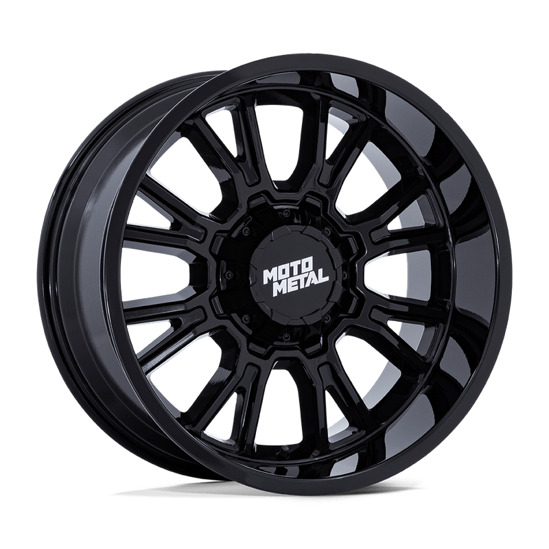 MO810 Legacy Cast Aluminum Wheel in Gloss Black Finish from Moto Metal Wheels - View 1
