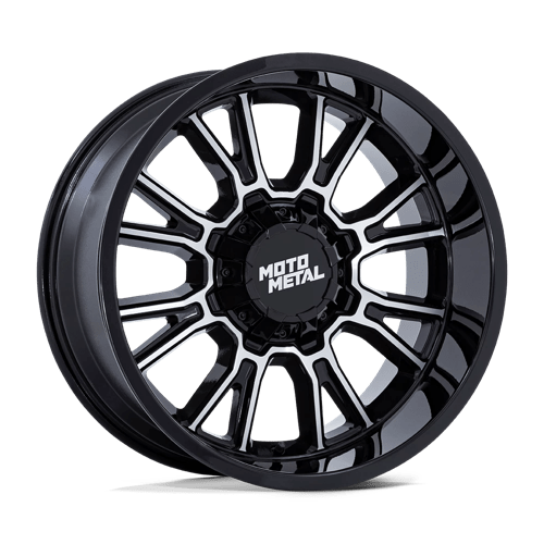 MO810 Legacy Cast Aluminum Wheel in Gloss Black Machined Finish from Moto Metal Wheels - View 2