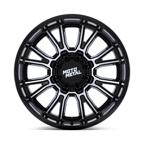 MO810 Legacy Cast Aluminum Wheel in Gloss Black Machined Finish from Moto Metal Wheels - View 4