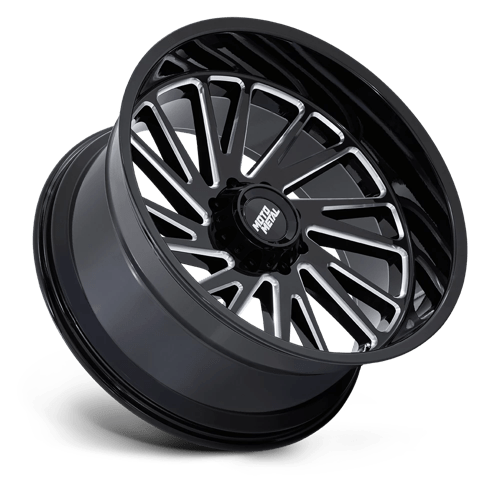 MO811 Combat Cast Aluminum Wheel in Gloss Black Milled Finish from Moto Metal Wheels - View 3