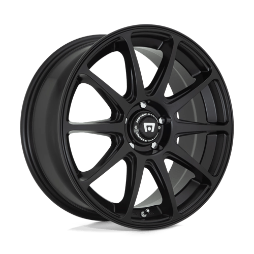 MR127 CS10 Cast Aluminum Wheel in Satin Black Finish from Motegi Wheels - View 2