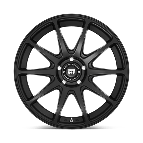 MR127 CS10 Cast Aluminum Wheel in Satin Black Finish from Motegi Wheels - View 4