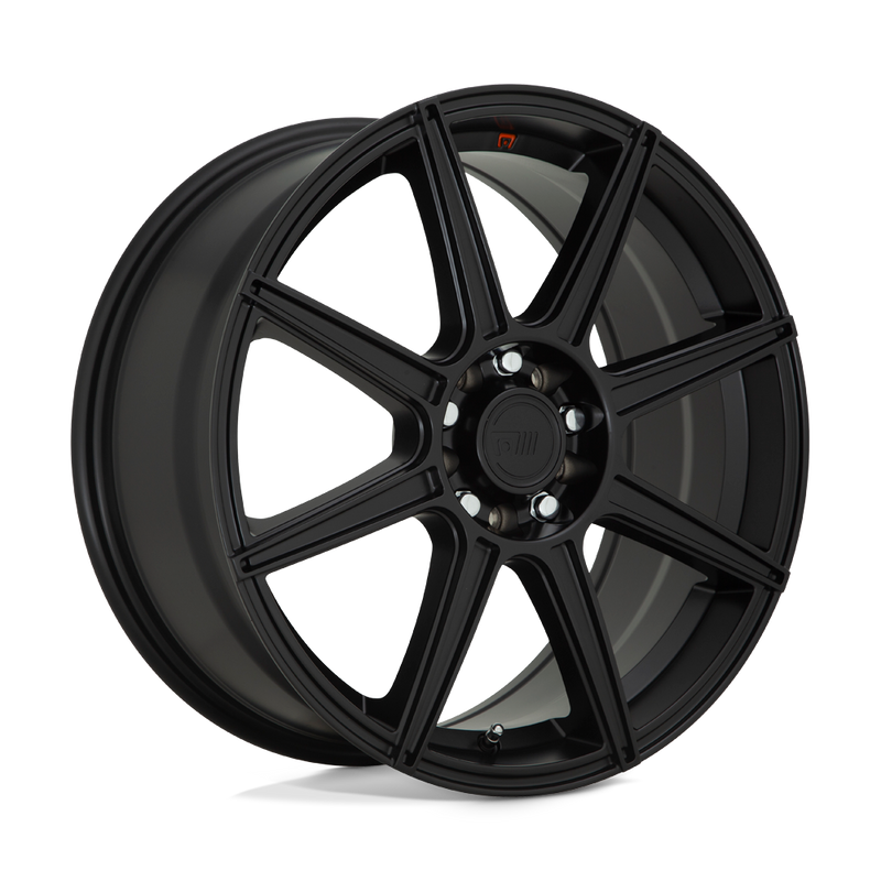 MR142 CS8 Cast Aluminum Wheel in Satin Black Finish from Motegi Wheels - View 1