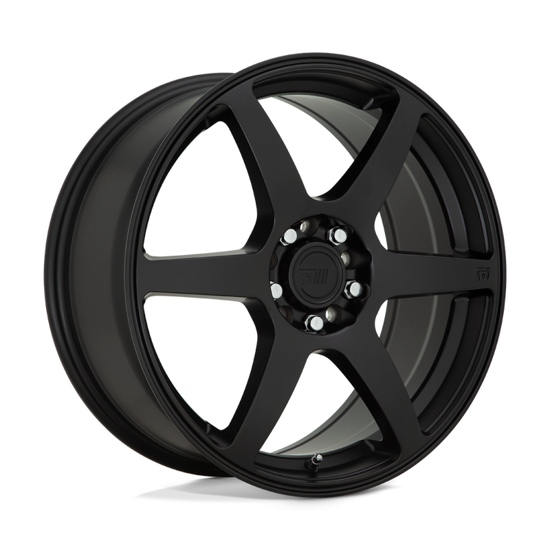 MR143 CS6 Cast Aluminum Wheel in Satin Black Finish from Motegi Wheels - View 1