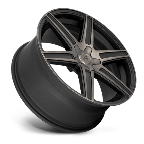 Niche M236 Carina Cast Aluminum Wheel - Matte Machined Double Dark Tint