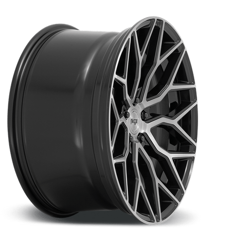 Niche M262 Mazzanti Cast Aluminum Wheel - Gloss Black Brushed Face