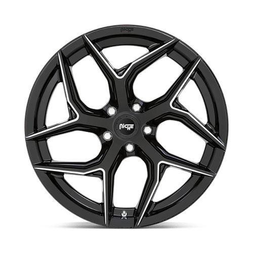 Niche M266 Torsion Cast Aluminum Wheel - Gloss Black Milled