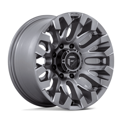 D830 Quake Cast Aluminum Wheel in Platinum Finish from Fuel Wheels - View 2