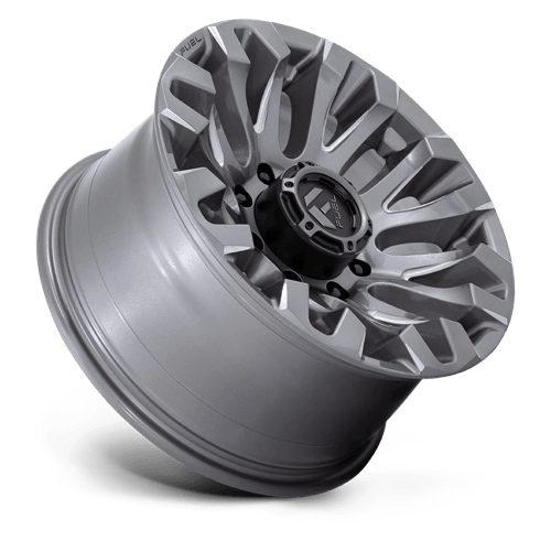 D830 Quake Cast Aluminum Wheel in Platinum Finish from Fuel Wheels - View 3