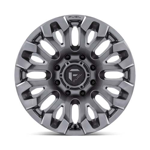 D830 Quake Cast Aluminum Wheel in Platinum Finish from Fuel Wheels - View 5