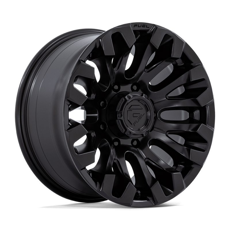 D831 Quake Cast Aluminum Wheel in Blackout Finish from Fuel Wheels - View 1