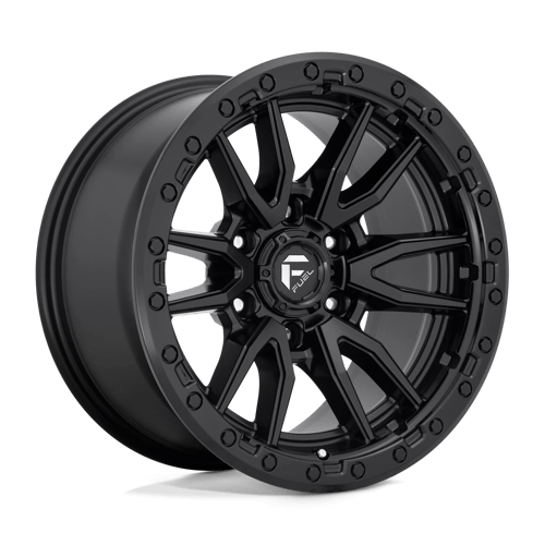 D679 Rebel Cast Aluminum Wheel in Matte Black Finish from Fuel Wheels - View 2