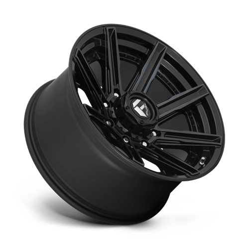 D708 Rogue Cast Aluminum Wheel in Gloss Machined with Double Dark Tint Finish from Fuel Wheels - View 3