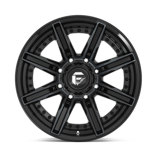 D708 Rogue Cast Aluminum Wheel in Gloss Machined with Double Dark Tint Finish from Fuel Wheels - View 5