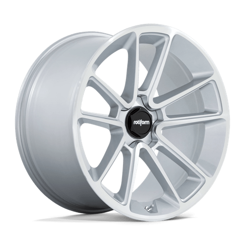 R192 BTL Cast Aluminum Wheel in Gloss Silver with Machined Face Finish from Rotiform Wheels - View 2