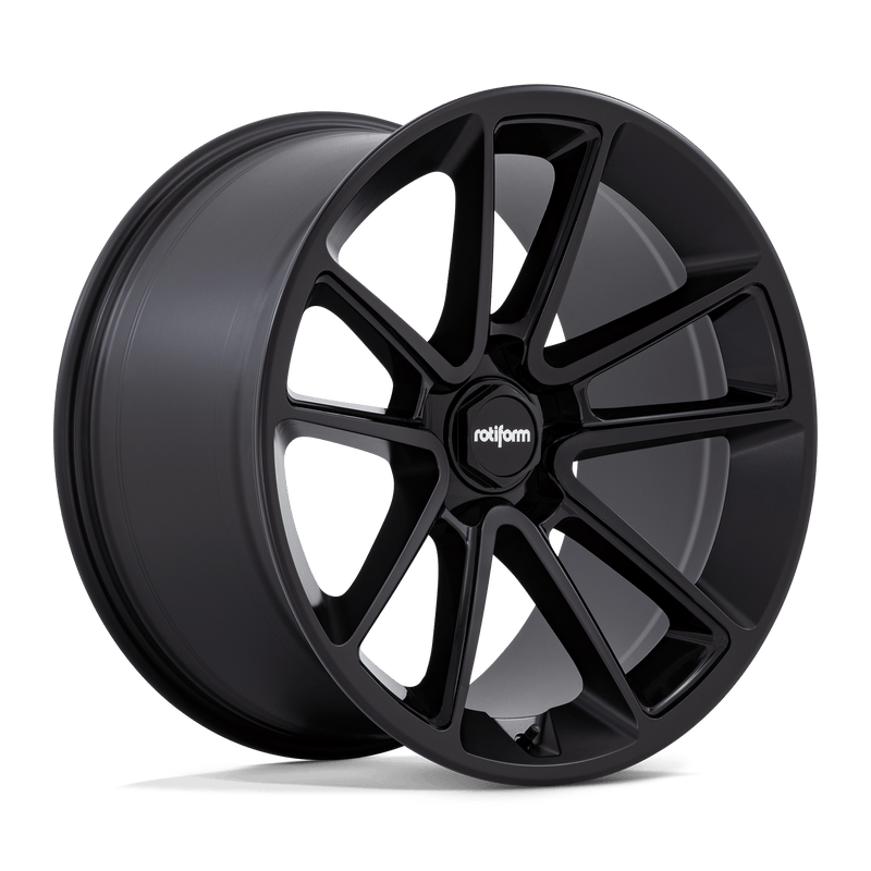 R194 BTL Cast Aluminum Wheel in Matte Black Finish from Rotiform Wheels - View 1