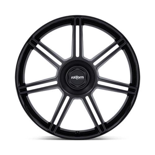 FRA Monoblock Forged Wheel in Gloss Black with Matte Black Spokes Finish from Rotiform Wheels - View 5