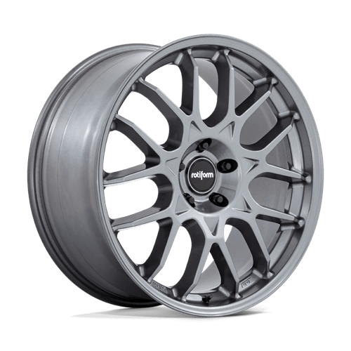R196 ZWS Cast Aluminum Wheel in Gloss Anthracite Finish from Rotiform Wheels - View 2