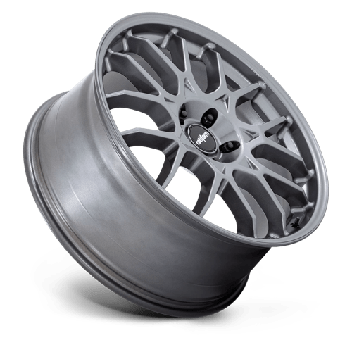 R196 ZWS Cast Aluminum Wheel in Gloss Anthracite Finish from Rotiform Wheels - View 3