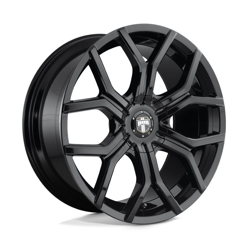 S208 Royalty Cast Aluminum Wheel in Gloss Black Finish from DUB Wheels - View 1
