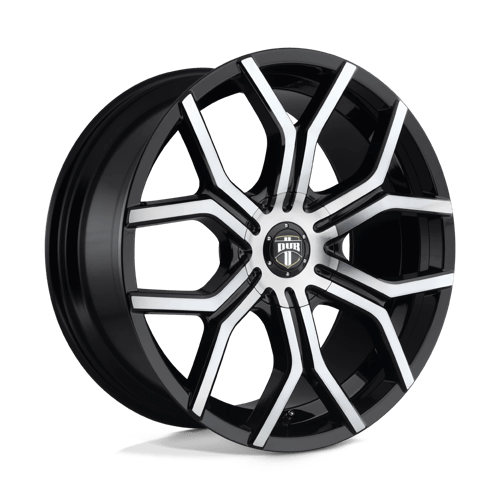 S209 Royalty Cast Aluminum Wheel in Gloss Machined with Double Dark Tint Finish from DUB Wheels - View 2