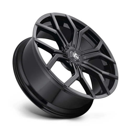 S208 Royalty Cast Aluminum Wheel in Gloss Black Finish from DUB Wheels - View 3