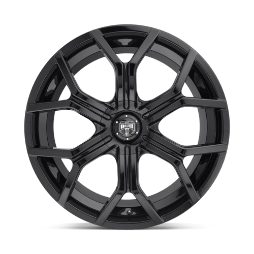 S208 Royalty Cast Aluminum Wheel in Gloss Black Finish from DUB Wheels - View 4