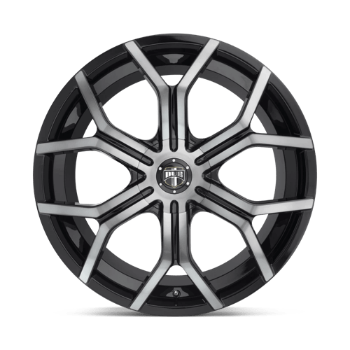 S209 Royalty Cast Aluminum Wheel in Gloss Machined with Double Dark Tint Finish from DUB Wheels - View 4