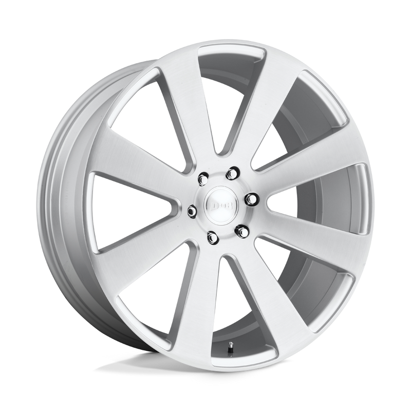 S213 8-BALL Cast Aluminum Wheel in Gloss Silver Brushed Finish from DUB Wheels - View 1