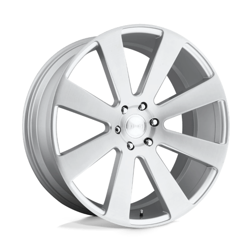 S213 8-BALL Cast Aluminum Wheel in Gloss Silver Brushed Finish from DUB Wheels - View 2