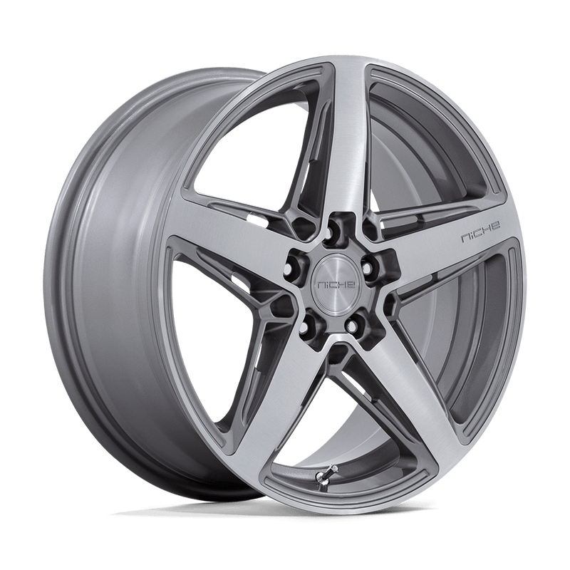 M270 Teramo Cast Aluminum Wheel in Anthracite and Brushed Tinted Clear Finish from Niche Wheels - View 1