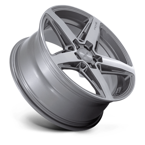 M270 Teramo Cast Aluminum Wheel in Anthracite and Brushed Tinted Clear Finish from Niche Wheels - View 3