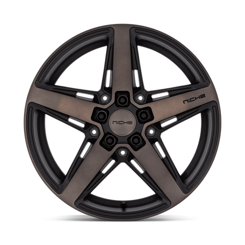 M271 Teramo Cast Aluminum Wheel in Matte Black with Double Dark Tint Face Finish from Niche Wheels - View 5