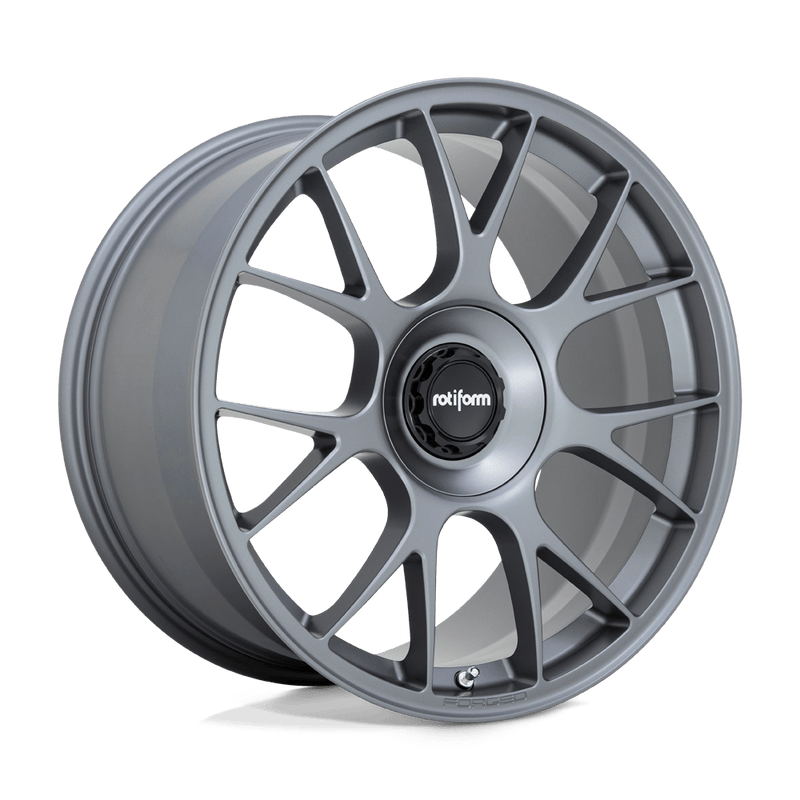 R903 TUF Monoblock Forged Wheel in Satin Titanium Finish from Rotiform Wheels - View 1