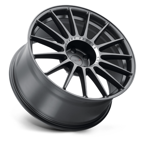 TSW Paddock Flow Formed Aluminum Wheel - Semi Gloss Black With Machined Tinted Ring