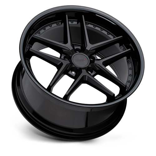 TSW Premio Cast Aluminum Wheel - Matte Black With Gloss Black Lip