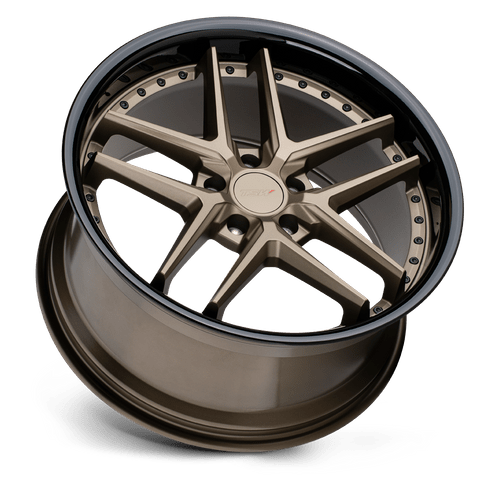 TSW Premio Cast Aluminum Wheel - Matte Bronze With Gloss Black Lip