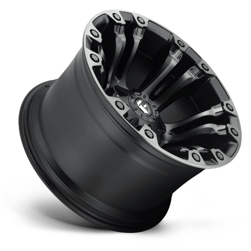 D851 Vapor Cast Aluminum Wheel in Matte Black Gray Tint Finish from Fuel Wheels - View 3