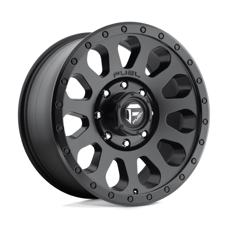 D579 Vector Cast Aluminum Wheel in Matte Black Finish from Fuel Wheels - View 1
